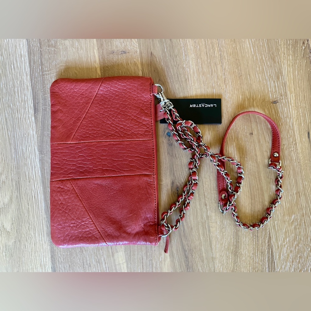 Red Leather Crossbody Bag - Picture 8 of 8